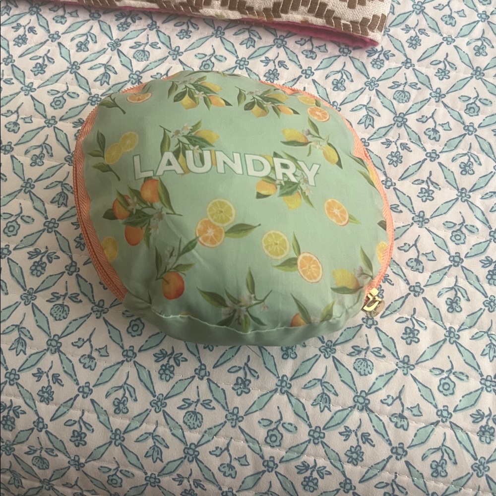 Green Citrus Laundry Bag
